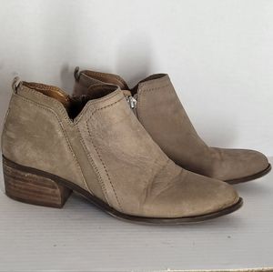 Franco Sarto Tan Leather Booties size 6